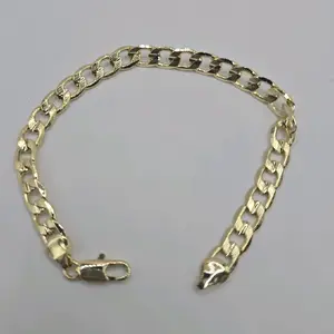 Gold-Plated Bracelet Fashion Style with 8 Inches Cut Design