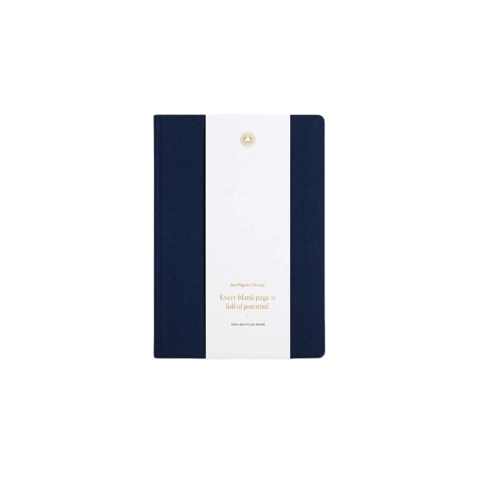 Premium FSC Certified Notebook - Midnight, Lined, Recycled Paper