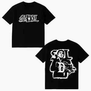 SC4REF4CE SDL Black Graphic Tee - Premium Heavy Cotton Unisex T-Shirt, New Arrival for Everyday Streetwear, Ideal Gift for Men, Boyfriends, or Women