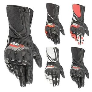 Men's Motorcycle Gloves - Premium Sheepskin Racing Gloves, Anti-Slip & Wear-Resistant for Motorcross, Riding, & Daily Use - Comfortable & Durable sport black car supplies men advan Motorbike Protective Gear