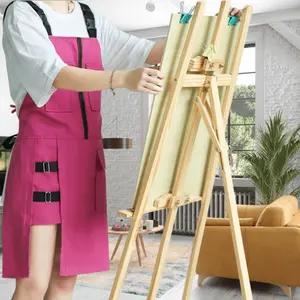 Cowboy Apron for Men Women Bartender Cafe Barista Salon Hairdresser Gardening Restaurant Server Work Apron with Pockets Adjustable Neck Tie Custom Logo Printing