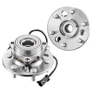 VEVOR 2PCS Front Wheel Bearing & Hub Assembly Fit for 1999-2000 Cadillac Escalade 1995-1999 Chevrolet Tahoe GMC Yukon K1500 Suburban OEM 515024, 6 Lugs with ABS Sensor, Wheel Bearing Hub Assembly Set