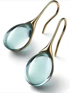 Charm  Minimalism Golden Earrings Anniversary  Valentine's Day Daily Vacation Gift From A Best Friend Mother's Day, Anniversary Gift