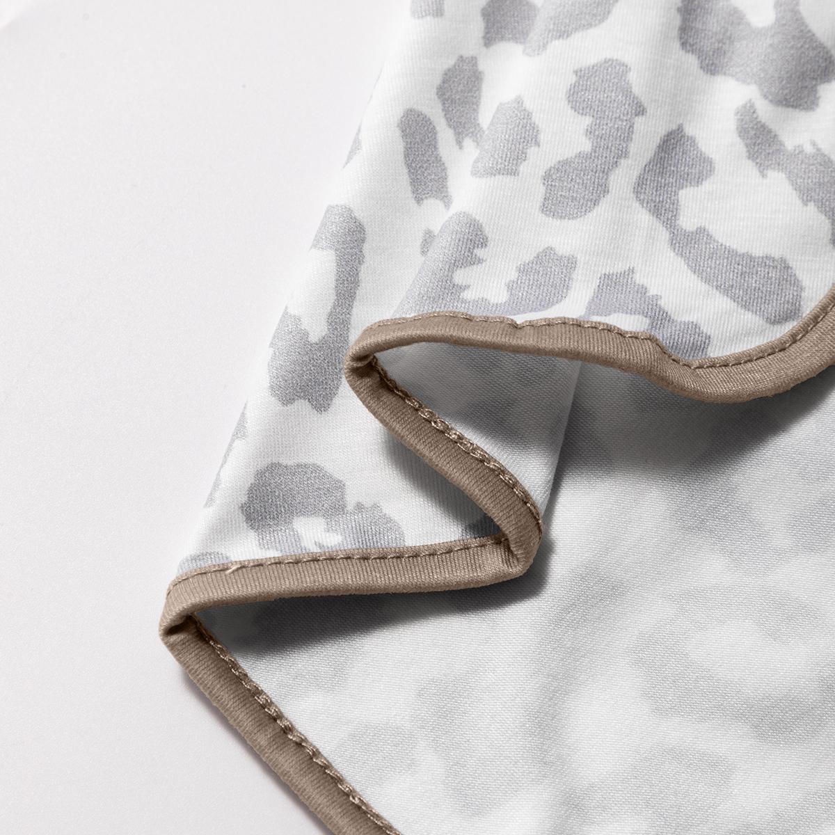 Leopard Elastic Waistband Chic Drawstring Elastic Waist Casual Shorts