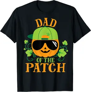 Dad Pumpkin of the Patch Matching Family Set Funny Halloween T-Shirt - 96B07Y71MV6R
