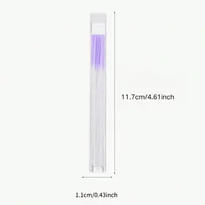 180pcs Unscented Ear Piercing Cleaning Line, Plastic Ear Care Tool, Unisex Ear Piercing Cleaning Line, Anti-Clogging Ear Piercing Cleaning Line