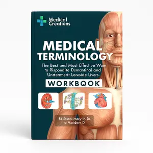 Medical Terminology Workbook for Students: Nursing, EMT, Pharmacy Tech, Medical Assistant & Exam Prep – Learn, Memorize, Pronounce & Understand Medical Terms