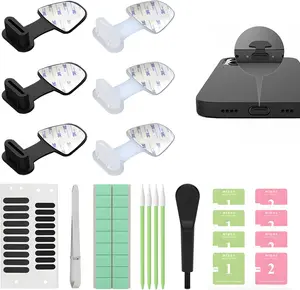 6 count Anti-Lost USB C-Type Anti Loss Dust Plugs, for  16 15 Pro Max Plus  USB C Ports,USB C  Port Dust Covers,USB C-Type Port  Dust Covers, with Cell Phone Cleaning Kit