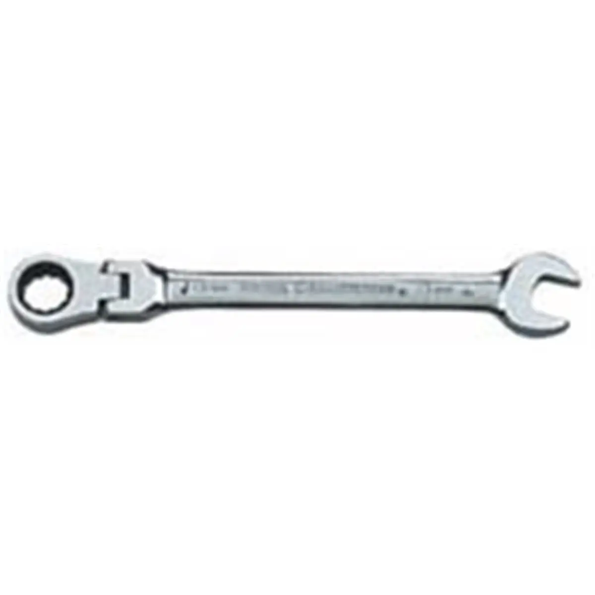 212 MAIN 15MM Flexible Head Combination Ratcheting Wrench - Ratchet Tilt, Surface Drive Design, Perfect for Tight Spots