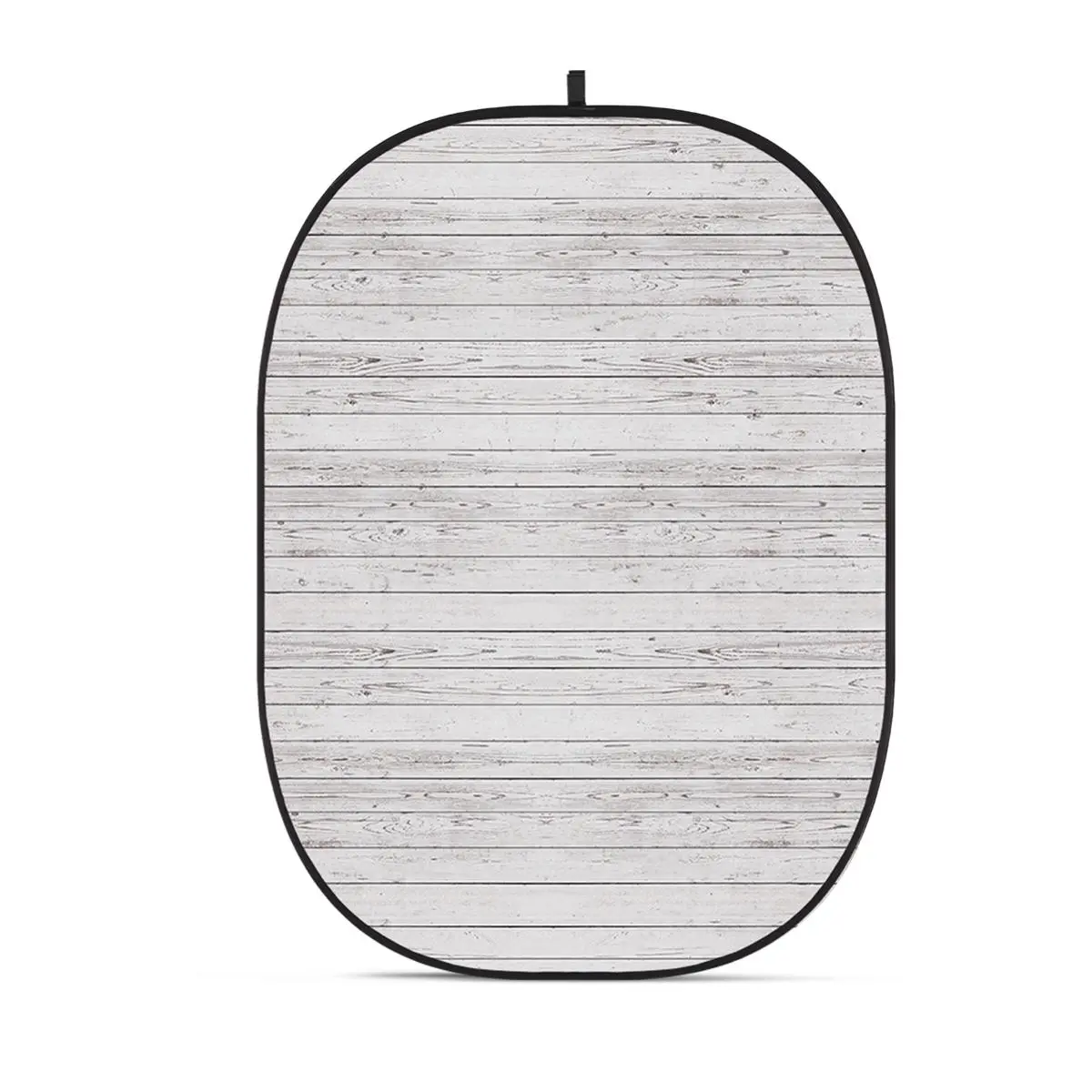 Glow CBA-WW0007 5x6.5' Fabric Collapsible Backdrop, Wooden Wall