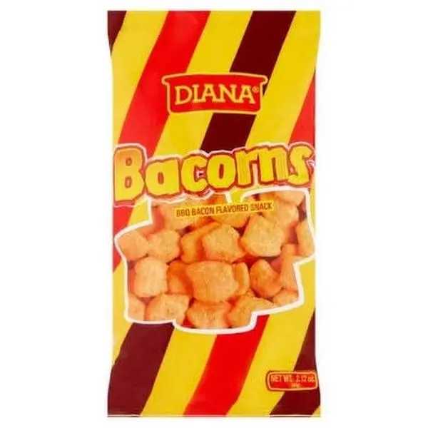 3 BACORNS BBQ FLAVORED SNACK 42g DIANA FROM GUATEMALA