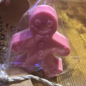 Gingerbread peppermint soap bars