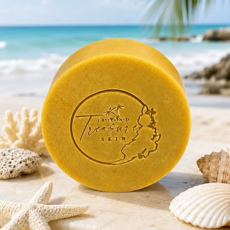 Turmeric & Sea Moss Infused Natural Soap for Daily Cleansing