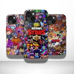 Brawl Stars Phone Tough case, Aesthetic Cover, Gaming case - Durable Protection for iPhone X, 11, 12, 13, 14, 15, 16, Pro Max - Fit for All Models