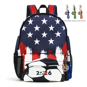 2026 Simple Modern Getaway Backpack Soccer Backpack Large Capacity Fits Laptop USA Flag Sports Travel School Bag for Men Women Teens Kids， Ready to Personalize Travel and School Bag