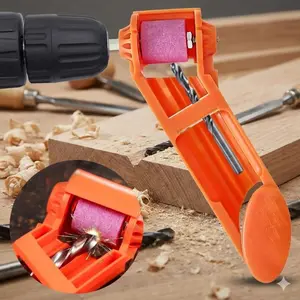 Professional Drill Bit Sharpener Tool Kit: Recondition 2.0-12.5mm Metal Twist Bits with Durable Corundum Grinding Wheel, Anti-Slip Handle, Adjustable Angle & Width. Essential DIY Repair & Maintenance Set.