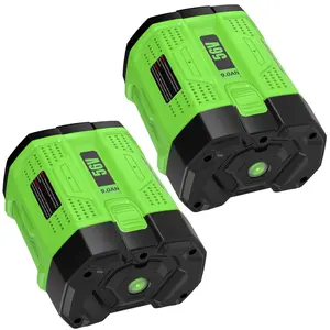 2 pack 9.0Ah 56V Replacement for EGO 56V Battery Compatible with BA1400 LB6500 LB4800 Cordless Power Tool Battery