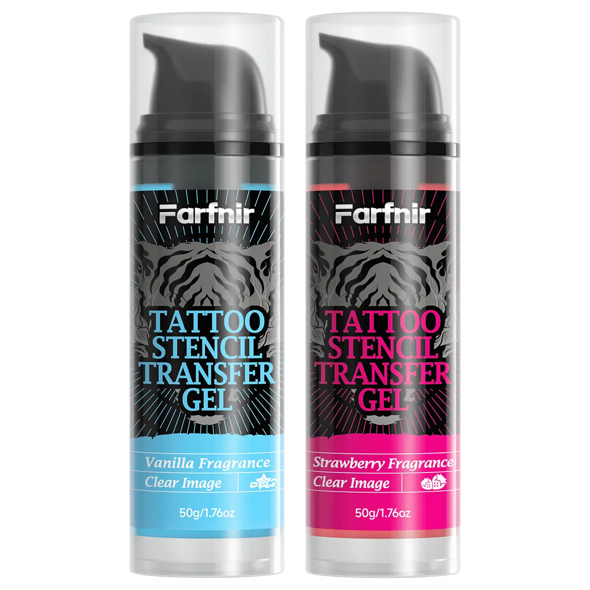 Tattoo Stencil Transfer Gel 50g/1.76oz,Vanilla & Strawberry Fragrance Tattoo Transfer Gel,Smooth Application Formula for Tattoo Design Transfer,Easy Spread Texture for Tattoo Artists and Beginners,Professional Tattoo Supplies for Creative Tattoo Projects