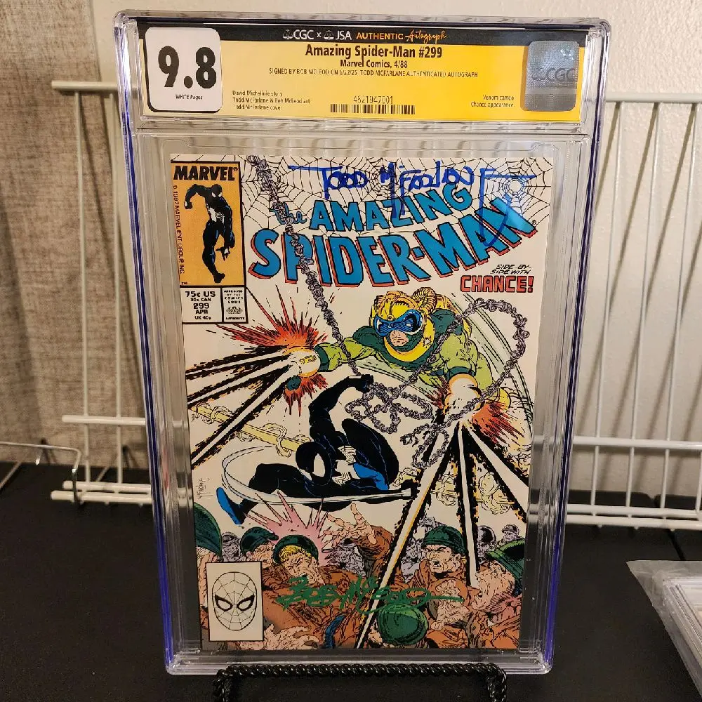 Amazing Spider-Man 299 CGC 9.8 2x signed