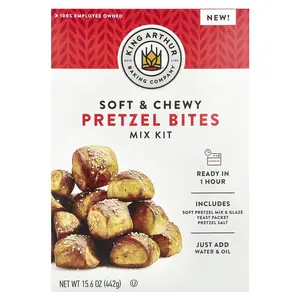 King Arthur Baking Company Soft & Chewy Pretzel Bites Mix Kit, 15.6 oz (442 g)