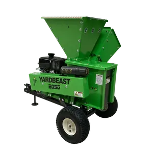 Yardbeast 2090 Gas-Powered 3.5-Inch Wood Chipper with Kohler CH440 14HP Engine for Commercial Use and Heavy-Duty Chipping