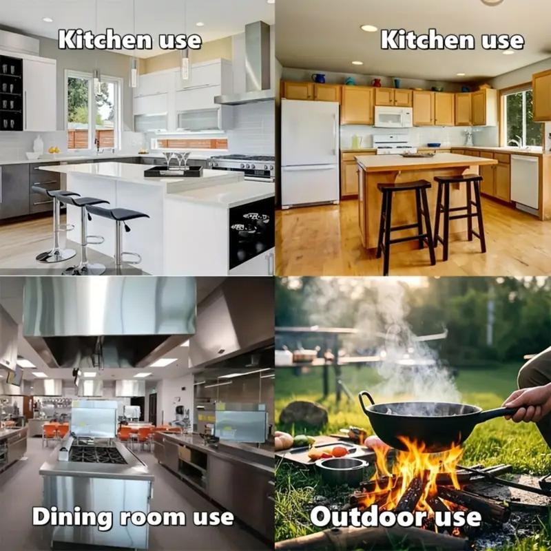 7-piece kitchen knife set, ultra-sharp stainless steel chef's knife with block, non-stick rust-proof, ergonomically designed for home and use, universal knife block, ideal for home kitchens.