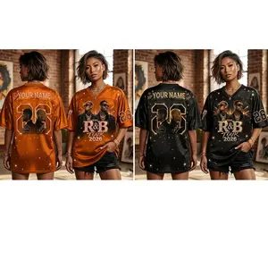R & B Tour Music 2026 Concert Gift football Jersey, Personalized Concert Tour Shirt, Hip Hop R&B Fan Outfit