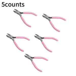 Needle Nose Pliers Set of 5, Multipurpose Mini Jewelry Tools for DIY Beading and Crafting, Portable Craft Accessory Pliers