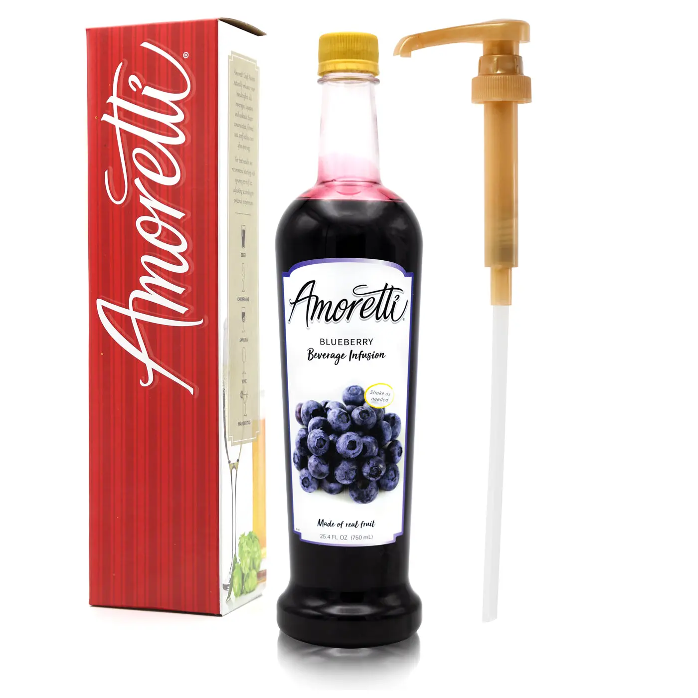 Blueberry Beverage Infusion - 94 Servings – Real Fruit Drink Mix & Water Enhancer for Cocktails, Tea & More, Preservative-Free