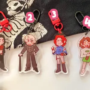 LAST CHANCE—Gerard Way Acrylic Keychain: MCR Chibi Charm