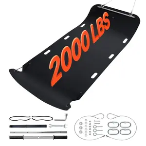 VEVOR Deer Drag Sled, 72.8x 22.8 in, 550lbs Heavy Duty Yard Utility Sled, Tear-Resistant PE Drag Glider Mat with Ropes Handle, Thickened Game Hauler for Firewood Ice Fishing Hauling HuntingVEVOR Super Brand Day