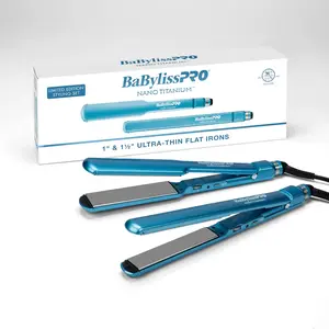 BaBylissPRO Nano Titanium 1" & 1½" Ultra-Thin Flat Iron Gift Set