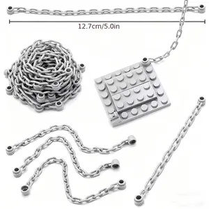 20Pcs/set Chain Bricks Military Building Block City military Scene Accessory MOC DIY Parts 30104 92338 chain Toys For Children