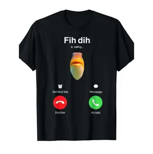 Funny Fishing Meme T Shirt For Men With Colorful Fish Design And Humorous Fih Dih Slogan
