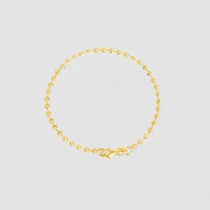 Moon Cut Ball Chain Bracelet - 3mm