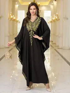 Vacation Loose Plus Size Maxi Dress Beach One-piece Robe Bikini Cover-up