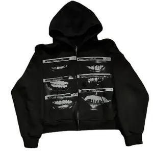 ByVirtue Black Love Stories Hoodie If I Was Perfect Collection Unisex Sweatshirts with Unique Lip Design - Top