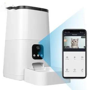 Smart Automatic Pet Feeder - WiFi APP Control, Voice Recorder, Programmable Timer