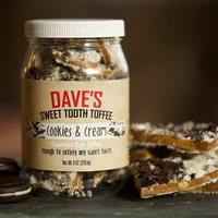 Cookie & Cream Toffee - 8oz Gift Jar
