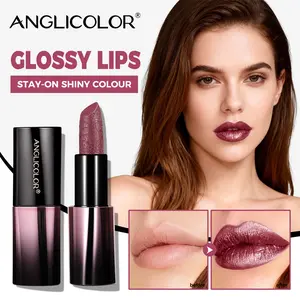 Magnetic Metal Pearl Lipstick - Cosmetic Lipgloss with Glossy Finish, Hydrating, Moisturizing, Moisture-Locking, Waterproof, Cup-Proof, Long-Lasting, Non-Fading Makeup Essential
