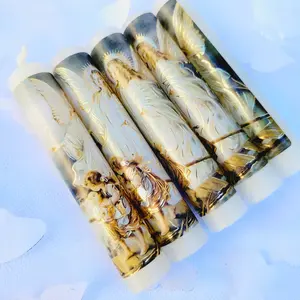 Dual Creations Angel Guardian Mini Paschal Candle for Party Favors and Religious Events - Ideal Ornament and Décor