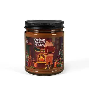 Naughty or Nice Candle – “Smells Like Gingerbread and Regret” – Perfect Funny Christmas Gift for Secret Santa or White Elephant