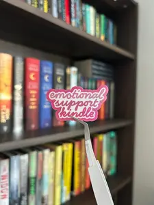 Emotional Support Kindle Sticker