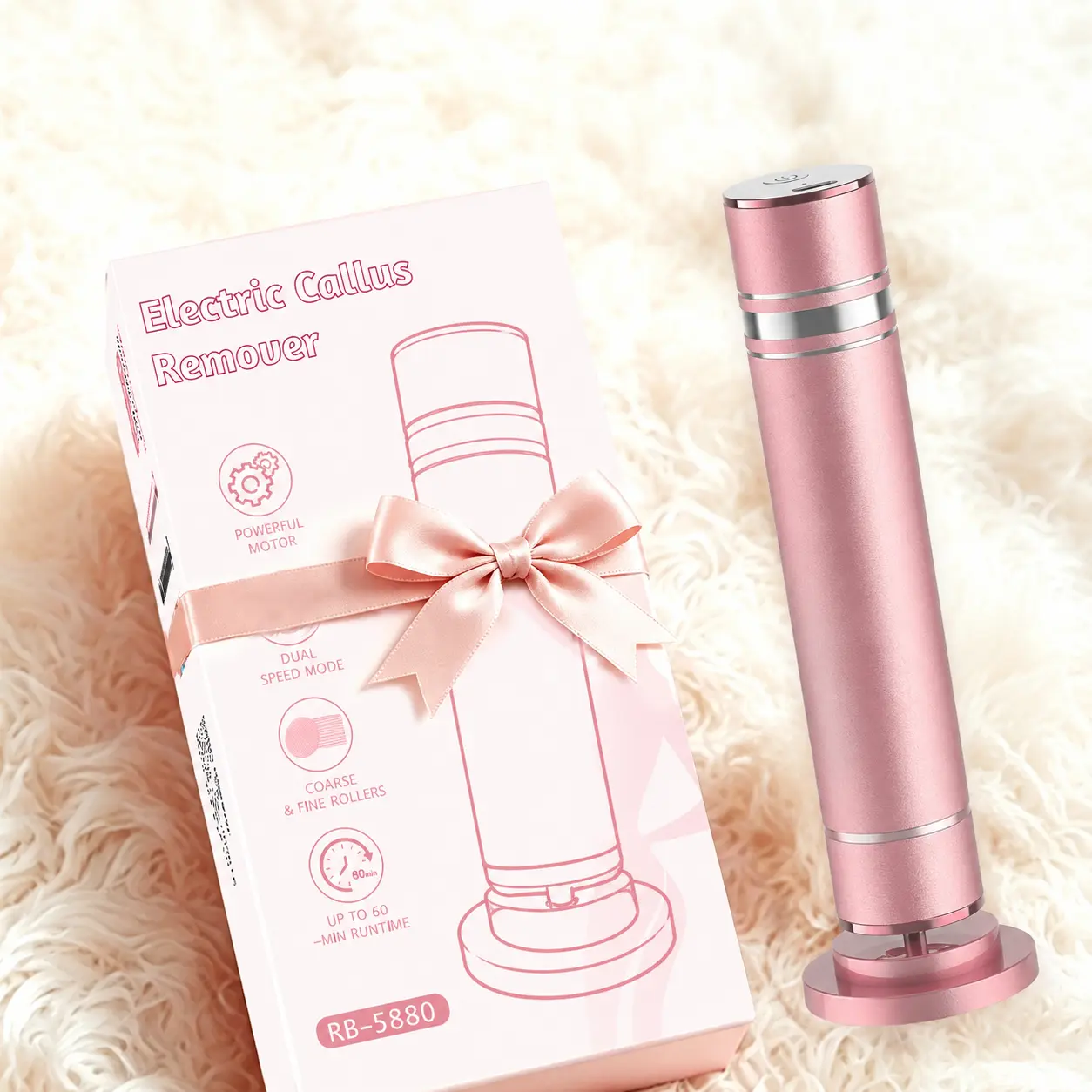 Electric Feet Callus Remover,Portable Electronic Foot File Pedicure Tools, Foot Scrubber File,Pedi Foot Care for Dead,Hard Cracked Dry Skin