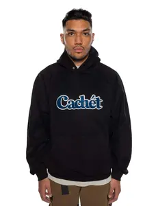 Cachet Chenille Logo Hoodie - Black