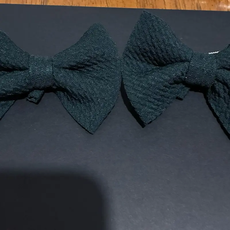 Forest Green Pigtail Clips, Alloy Material Elegant Hair Clip, Hair Accessory for Formal Events & Parties
