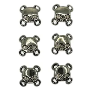 Miltacusa Skull Side Lace-UP Willie G Vest Extender [1 Sheet - Total 6pc]
