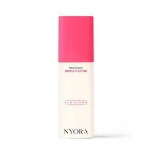 NYORA Riche Crème - Hydrating Moisturizer with Hyaluronic Acid & Organic Jojoba Oil for Daily Use - 50g - USA Made
