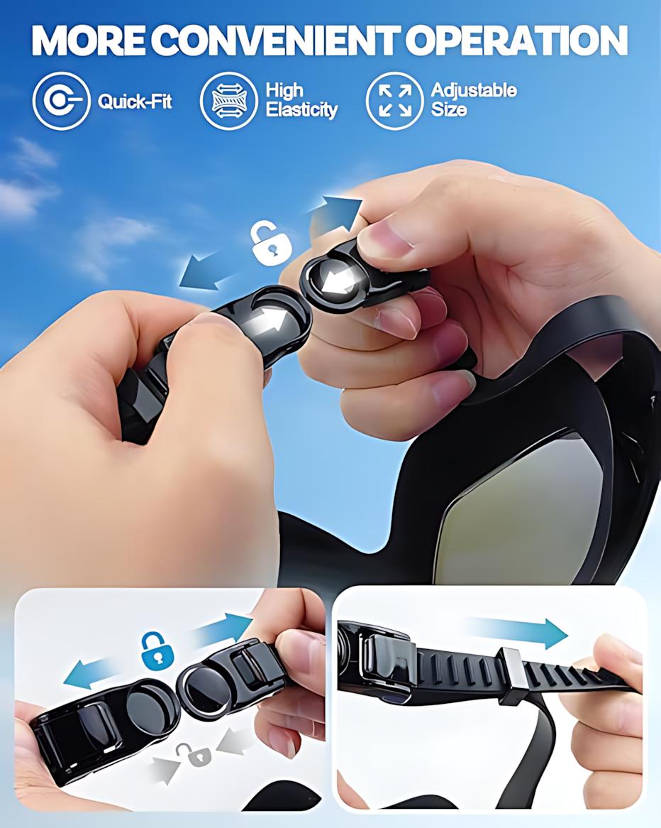Anti Fog Swim Goggles 2 Pack UV Protection Wide View Leakproof Swimming Goggles for Kids Adults 3-12+ with Earplugs Nose Clip Crystal Clear Pool Vision swedish graduation gift outdoor