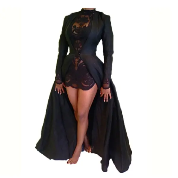 Gothic Lace Gown Dress